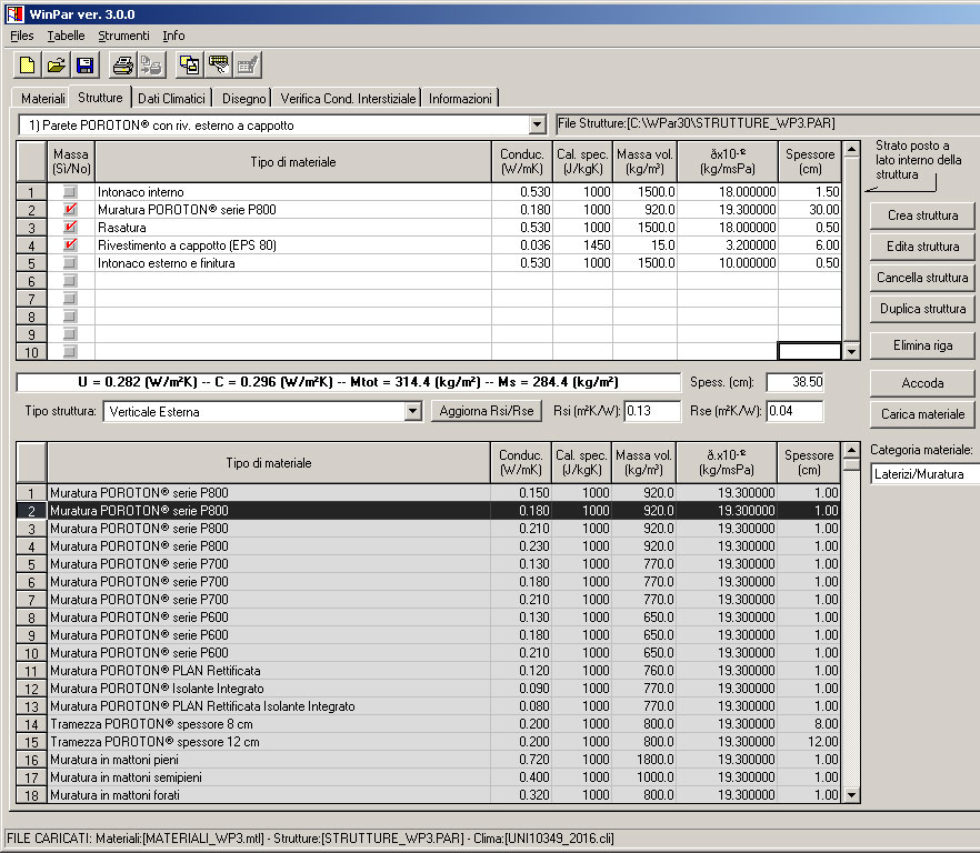 software di calcolo trasmittanza