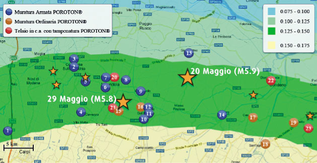 Terremoto in Emilia: ricognizione post-sisma