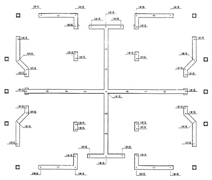 Disposizione delle armature verticali