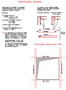 Prescrizioni generali sulla disposizione delle armature