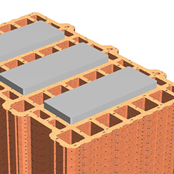 Mattone con isolante